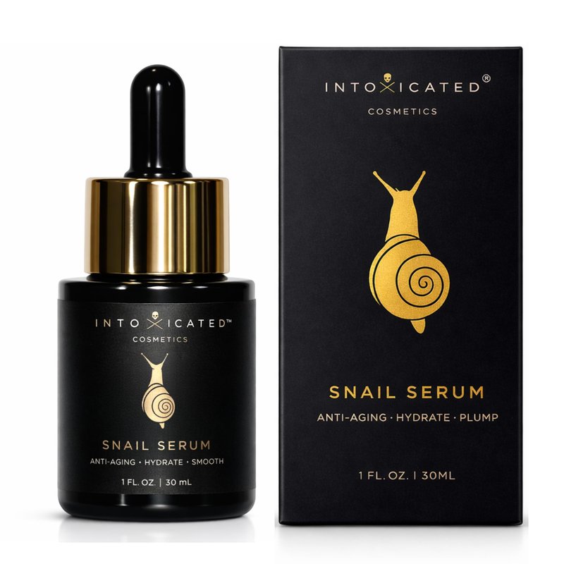 Intoxicated Cosmetics Snail Serum - Luxurious Anti-Aging Skin Care with XEP-018 and Hyaluronic Acid for Extreme Lifting, Hydration and Regeneration
