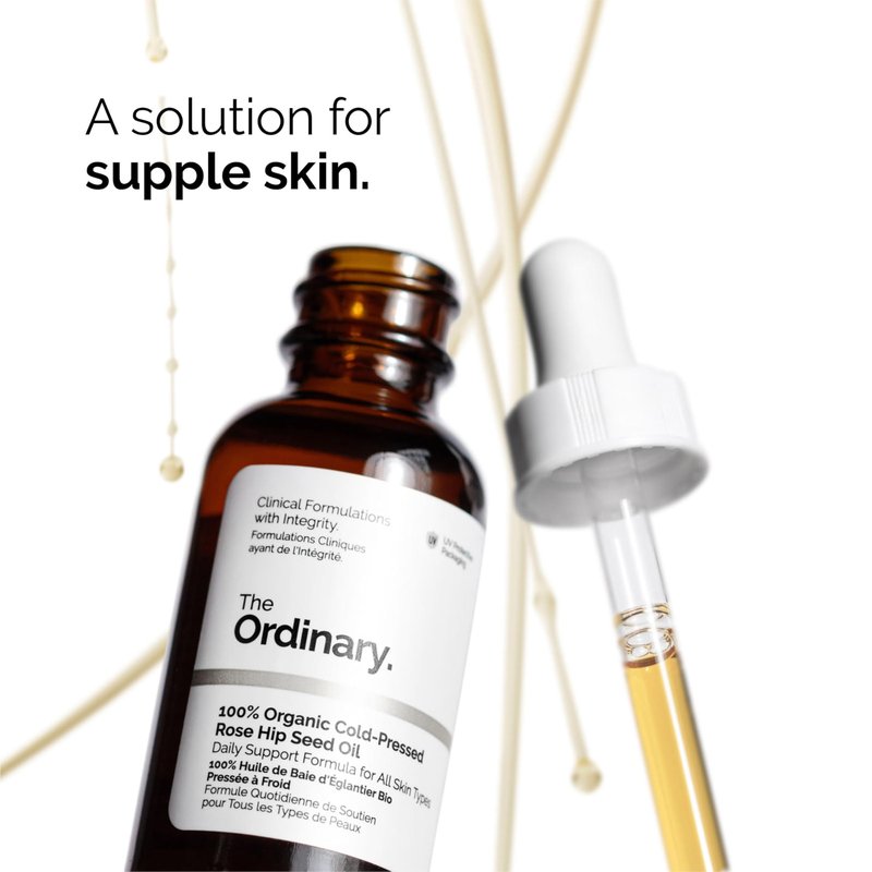 The Ordinary Brighten & Balance Collection For Smooth, Supple Skin - Skin Care Bundle Set - Hyaluronic Acid 2% + B5, Niacinamide 10% + Zinc 1%, 100% Organic Cold-Pressed Rose Hip Seed Oil