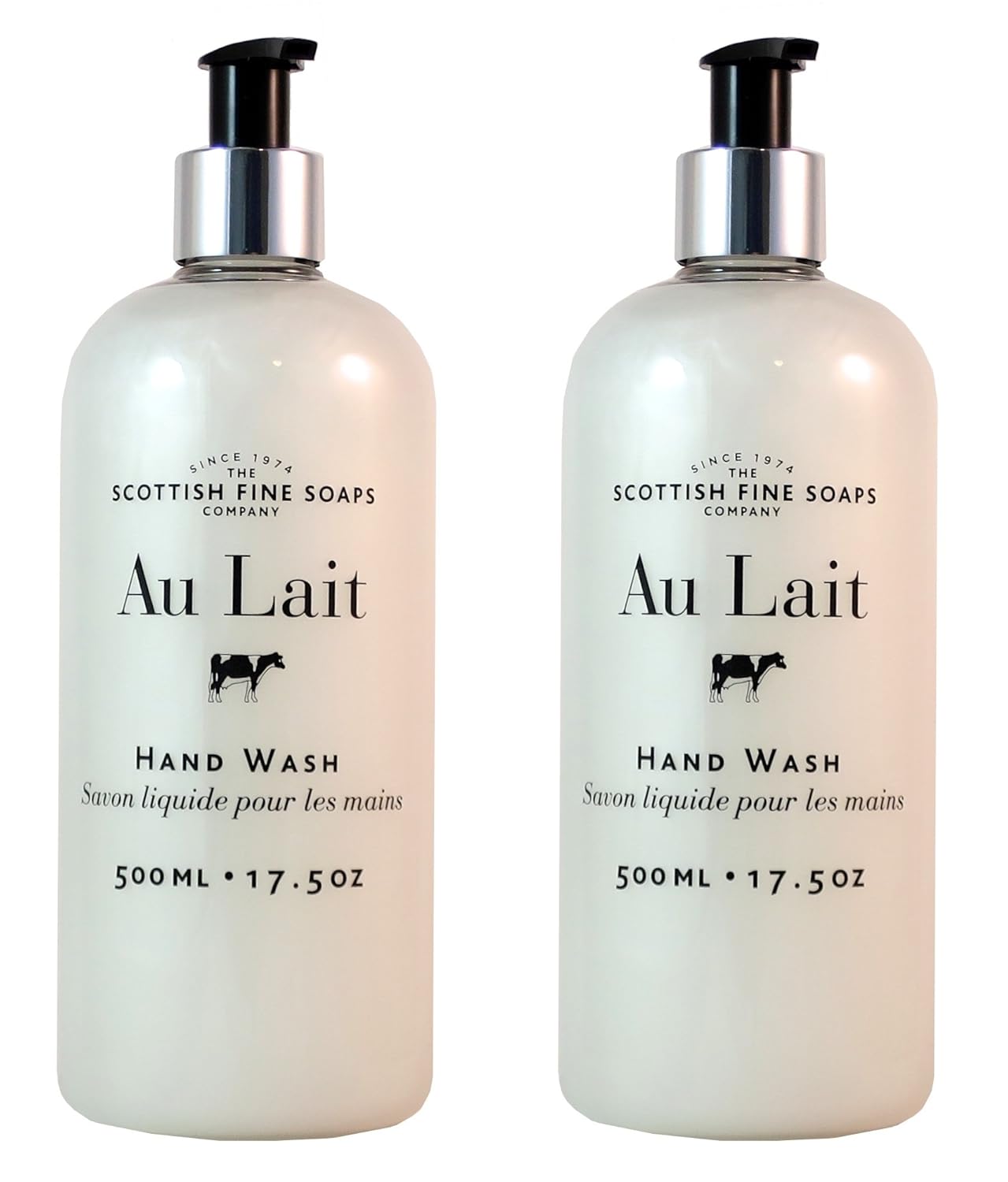 Scottish Fine Soaps Au Lait Liquid Hand Wash - 500ml/17.5 oz (2-Pack)