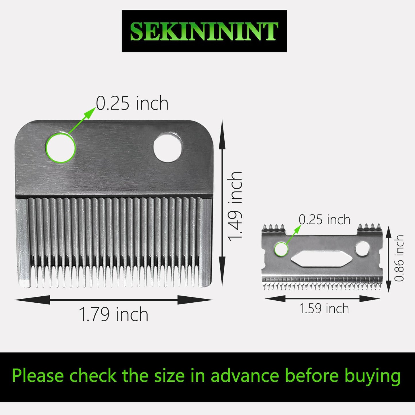 Universal Replacement Hair Clipper Blade Cutter Set for Wahl Clippers Wahl 5-Star Senior Magic Clip Ultra-Thin Moving Blade Sharp, Four Foot Contact Low Noise and Low Heat Generation (Silvery)