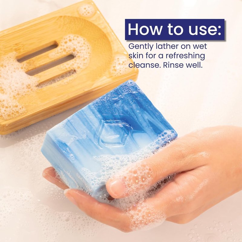 Relumins Glycolic Acid Soap Bar with Aloe and Salicylic Acid – Gentle AHA Mild Peel for Smoother, Soothing Skin | Self-Care Exfoliating Bar Soap with Professional Spa Formula, 135g x 5 Bars