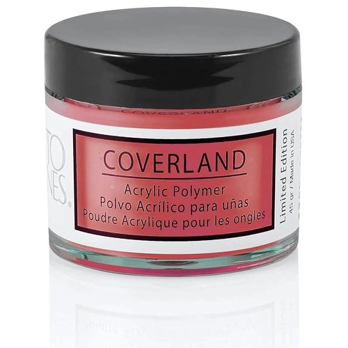 Tones Coverland Acrylic Nail Powder "Candy Cane" - Limited Edition Acrylic Powder for Nail Design, Sculpting, and Masking Nail Bed Imperfections - Professional Acrylic Nail Supplies - (1.5 Oz)