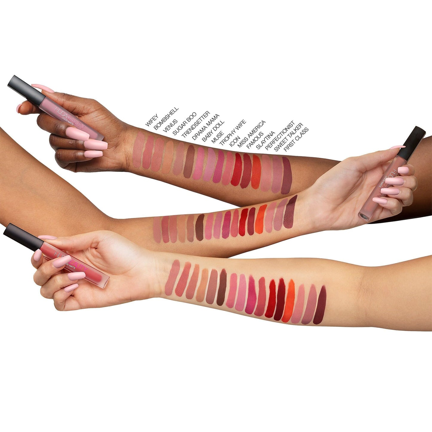 HUDA BEAUTY Liquid Matte Ultra-Comfort Transfer-proof Lipstick Perfectionist