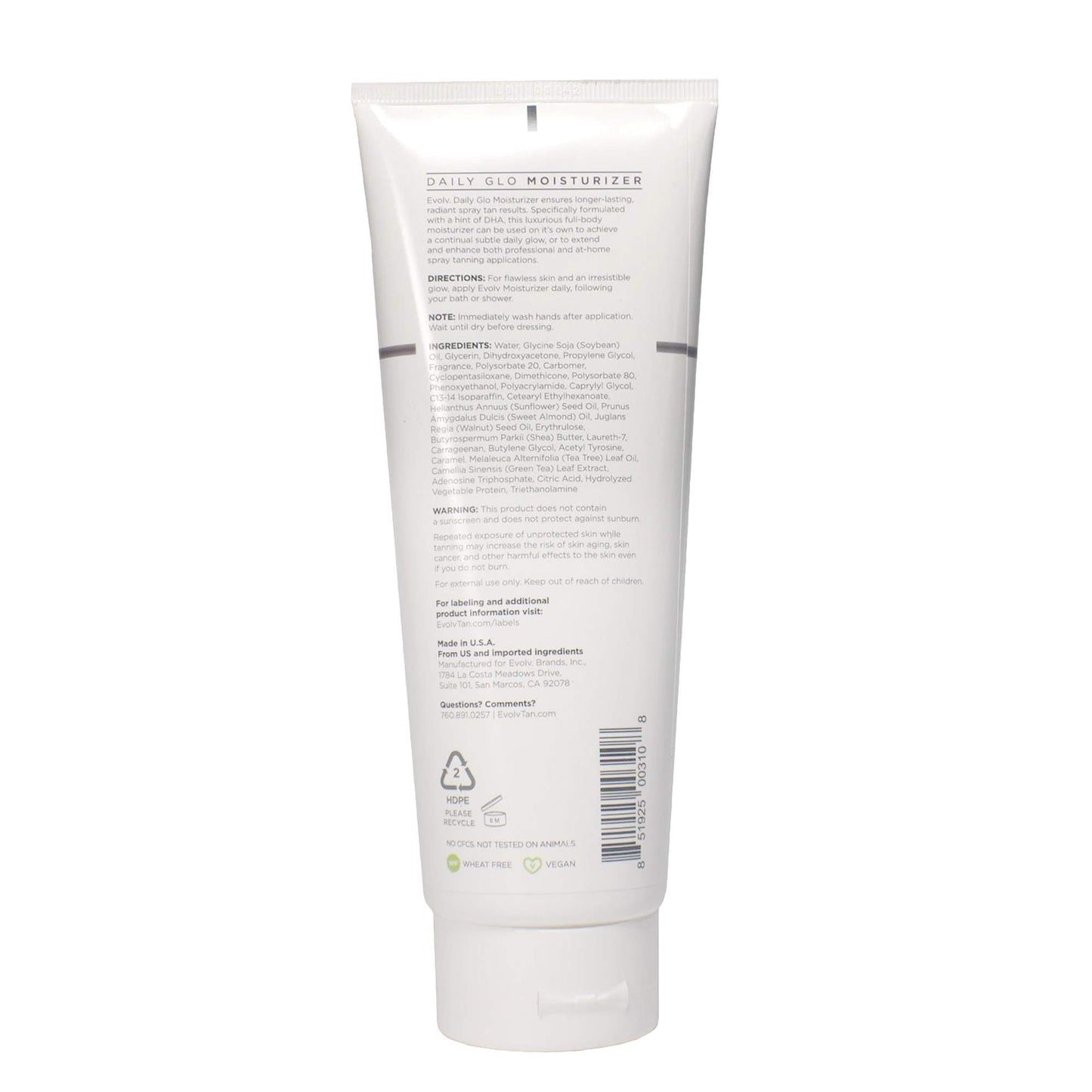 Evolv. Daily Glo Moisturizer Enriched with Vitamins, Exotic Oils & Tea Extracts for Skin Hydration and Radiant Glow