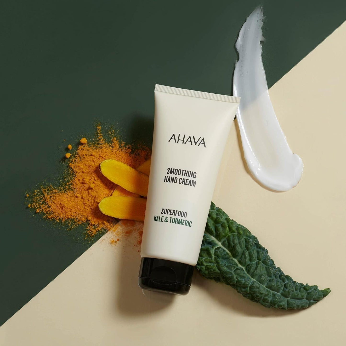 AHAVA Dead Sea Water Mineral Hand Cream - Hand Moisturizer For Dry Cracked Hands, Light & Fast Absorbing, Enriched with Exclusive blend Osmoter, Smoothing Witch Hazel & Soothing Allantoin