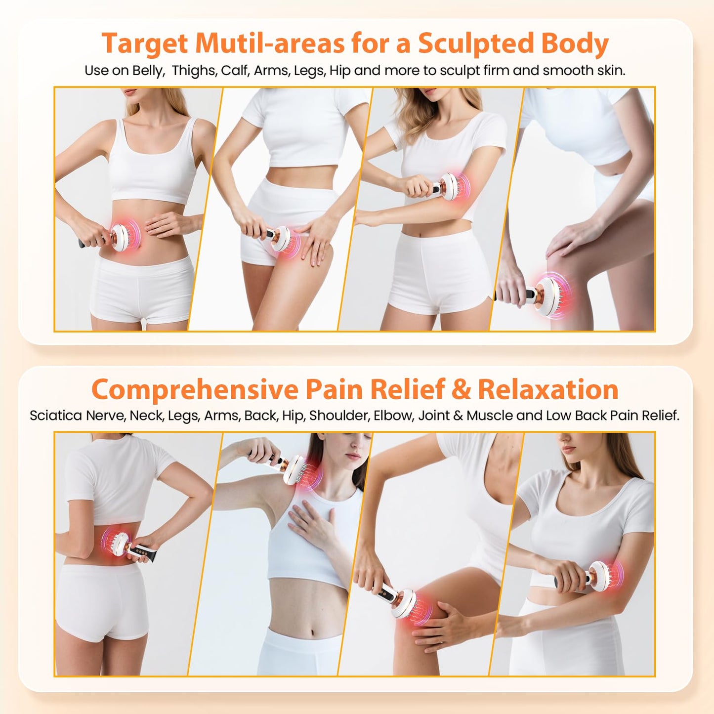 4-in-1 Lymphatic Drainage Massager Anti Cellulite Body Sculpting Device