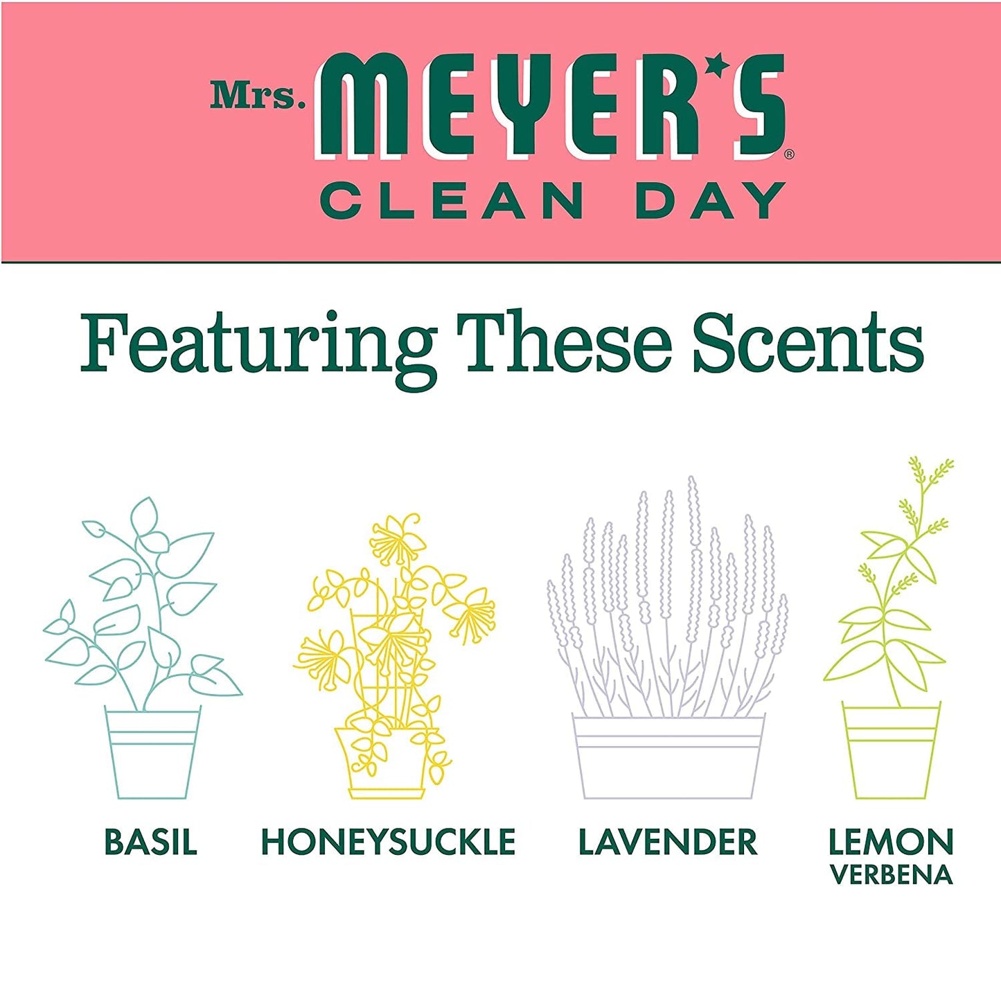 Mrs. MEYER'S CLEAN DAY Foaming Hand Soap, Watermelon Scent, 10 Fl oz. (Pack of 2)