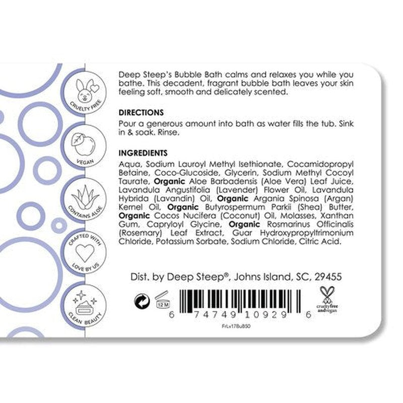 Deep Steep Bubble Bath, 17 Ounce (Pack of 2) (Fresh Lavender)