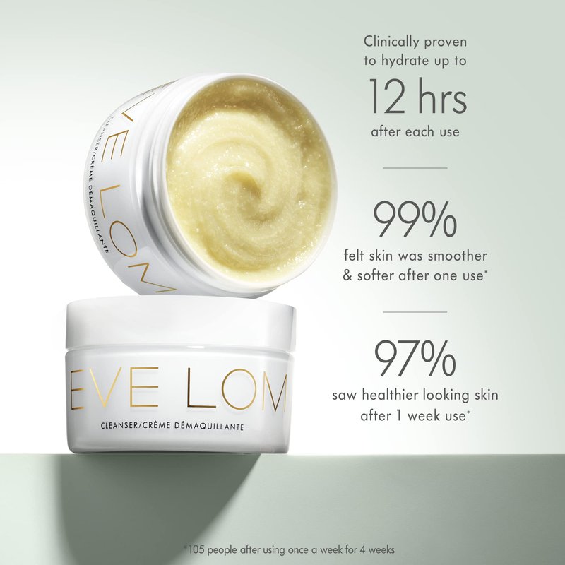 EVE LOM The Original Balm Cleanser - Facial Cleansing Balm - 5-in-1 Facial Cleanser & Muslin Cloth - Deep Cleansing & Gentle Exfoliation, Hydrating Skin Benefits, Removes Waterproof Make-Up - 450 ml