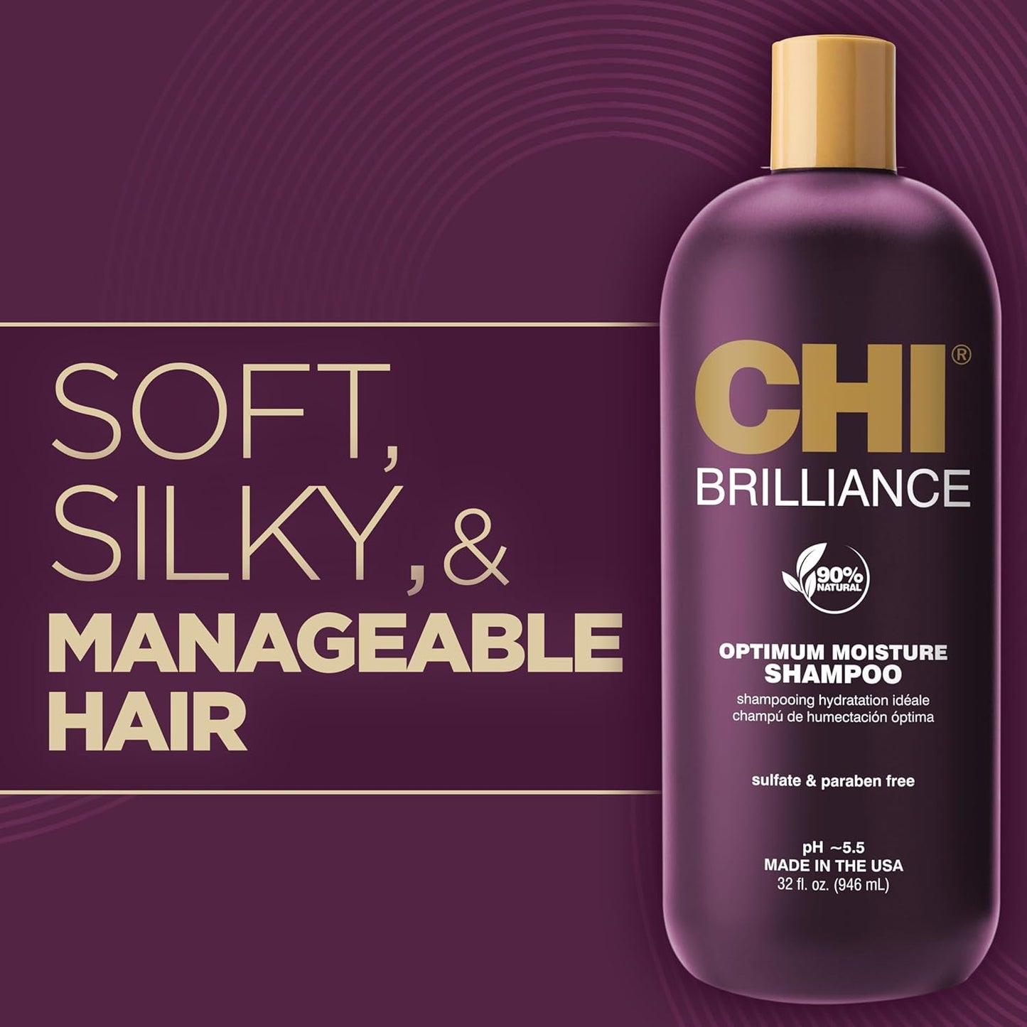 CHI Deep Brilliance Olive & Monoi Optimum Moisture Conditioner 32 oz