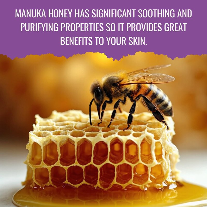 Retinol & Manuka Honey Night Cream for Face and Neck with Sweet Almond Oil, CoQ10, Plant Extracts & Vitamin A | Plant Based Formula | Carefully formulated to keep your skin young and healthy!