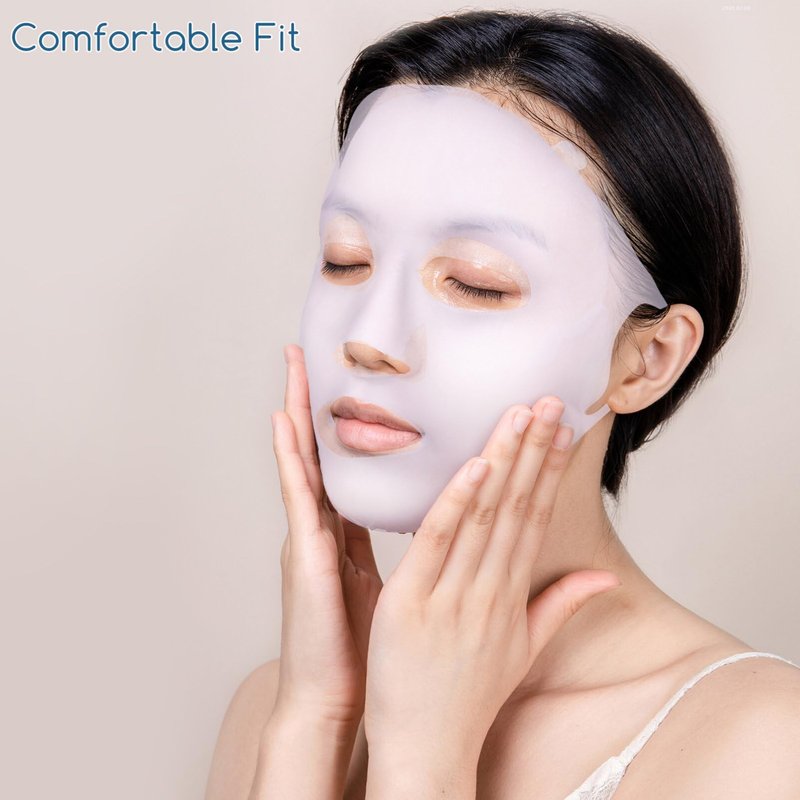 FRCOLOR Reusable 3D Silicone Cover for Women Ladies Soft Non-Irritating Sheet Mask Holder to Prevent Essence Evaporation and Maximize Absorption Skincare Tool