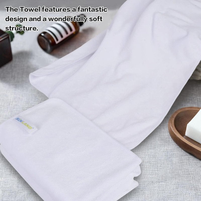 Microfiber Esthetician Towels - Soft Facial Cloth for Spa & Cleansing | Split Design for Easy Use