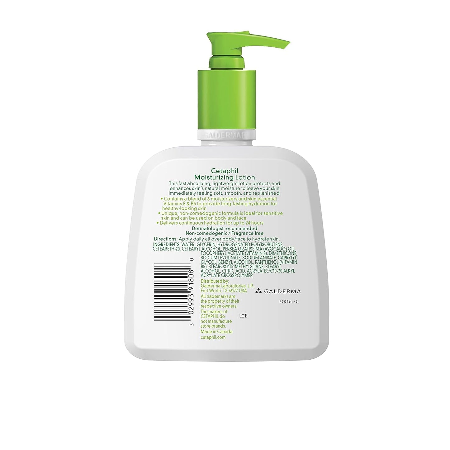 Cetaphil Moisturizing Lotion, 8 Fl oz (Pack of 3), Hydrating Moisturizer For All Skin Types, Instant Hydration lasting up to 24 Hours, Non-Greasy, Lotion for Even the Most Sensitive Skin