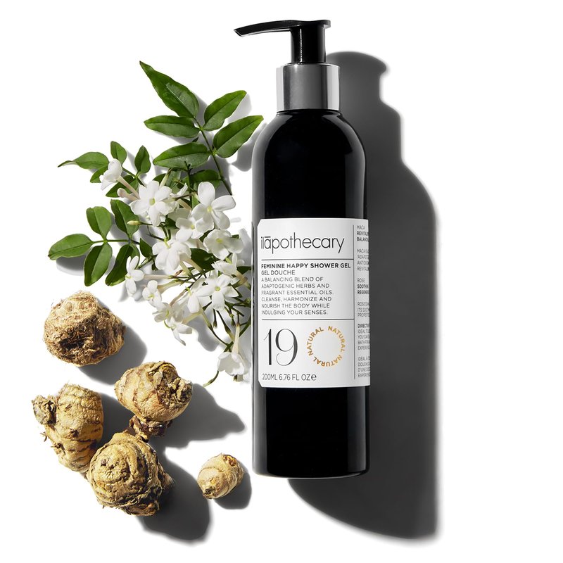 ilapothecary Feminine Happy Shower Gel - Balancing Body Wash with Essential Oils for Women - Cleanse and Nourish - Personal Care Products - 6.76 oz