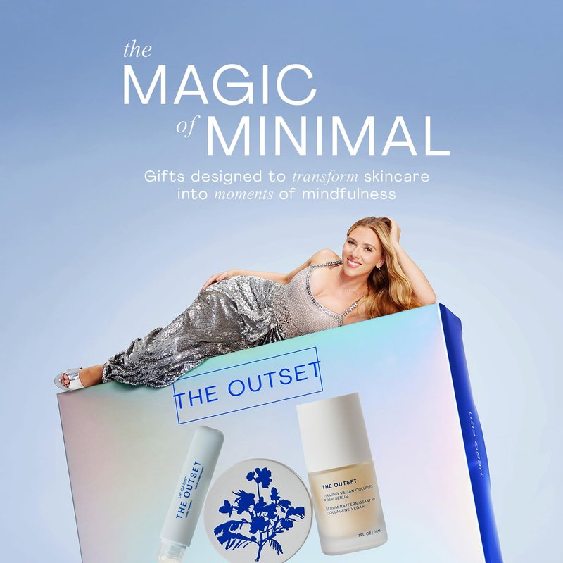 The Outset Hero Edit Skincare Kit, Hydrating Barrier Repair Set with Prep Serum, Barrier Balm & Lip Oasis, Clean Beauty for Dry, All Skin Types, Vegan, Gluten‑Free, Fragrance‑Free Daily Routine