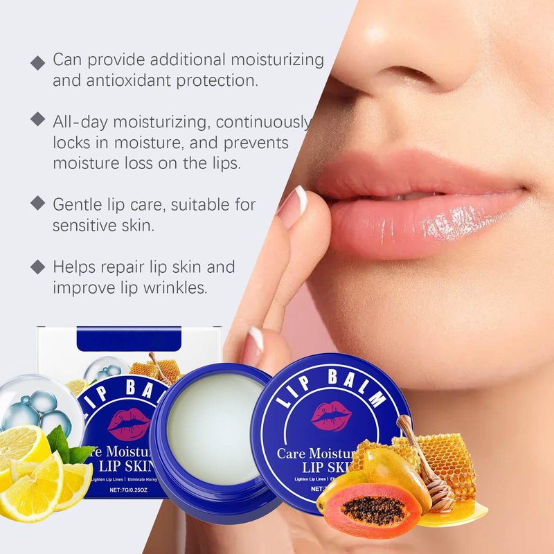 Lip Lightening Balm with SPF - Lip Lightening for Dark Lips, Black Lips Corrector Cream, SPF Lips Sunscreen/Balm/Moisturizer forLips Protection, Softening, Hydration, Repairing (2PCS)