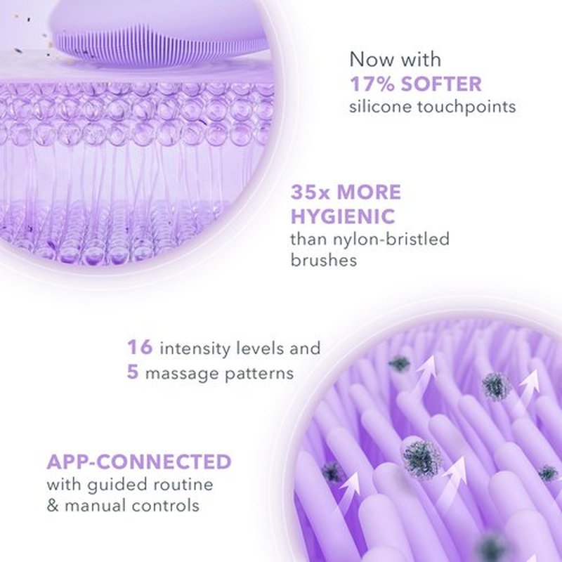 FOREO LUNA 4 Face Cleansing Brush - Firming Face Massager - Anti Aging Face Care - Enhances Absorption of Facial Skin Care Products - Simple Skin Care Tools - Sensitive Skin