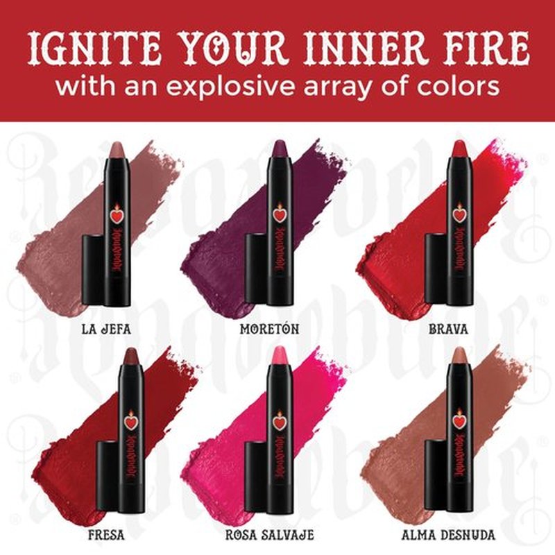 REINA REBELDE La Jefa Bold Lip Color Stick High Pigmentation Mauve Nude Lipstick/Moisturizing Full-Coverage with Satin Finish/High Density/Vegan/Cruelty, Paraben, Phthalate-Free