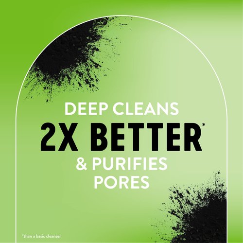 Biore Deep Pore Charcoal Face Wash, Daily Facial Cleanser for Dirt & Makeup Removal, for Oily Skin, 6.77 Oz, Pack of 3