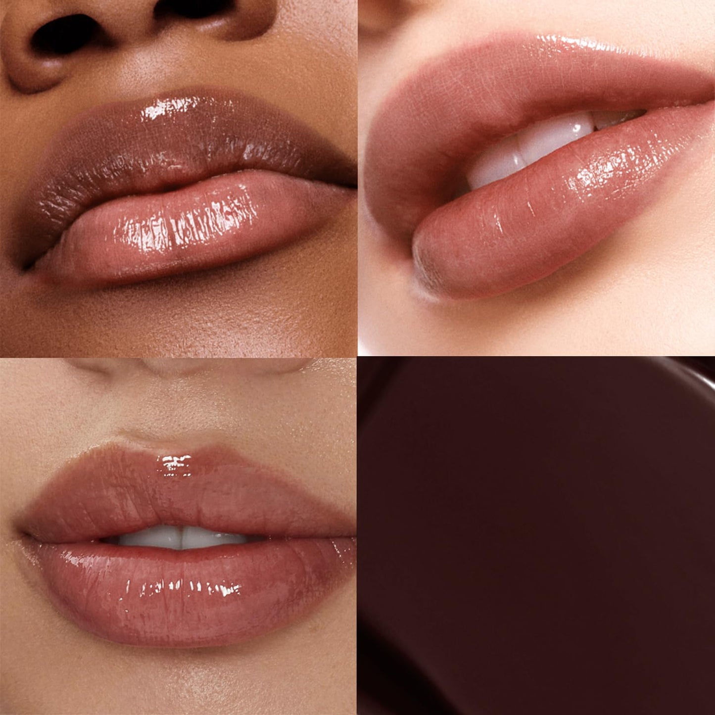 Erinde 2PCS Black Honey Lipstick Tinted Lip Balm, Hydrating Natural Glossy Lip Balm, Sheer Lightweight Color, Moisturizing Lipstick Makeup Lip Care Balm for Repairing Dry Lips