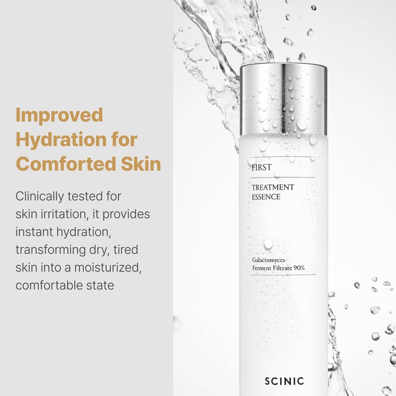 SCINIC First Treatment Essence 5 fl oz(150ml) / Gentle First-Step Essence, Radiant Skin Glow, Smooth Skin Texture, moisturizing Care, Korean Skincare