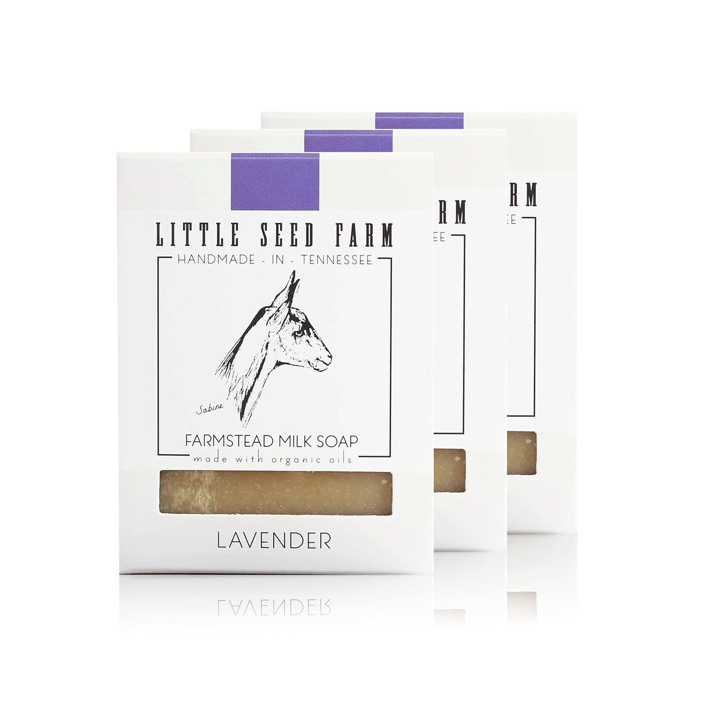 Little Seed Farm Organic Goat’s Milk Soap – 3 Pack of Rosemary Mint Exfoliating Body Bars – Natural, Handmade, Cruelty Free – Energizing and Toning Scrub – Suitable for Sensitive Skin, Net Wt. 4.75oz