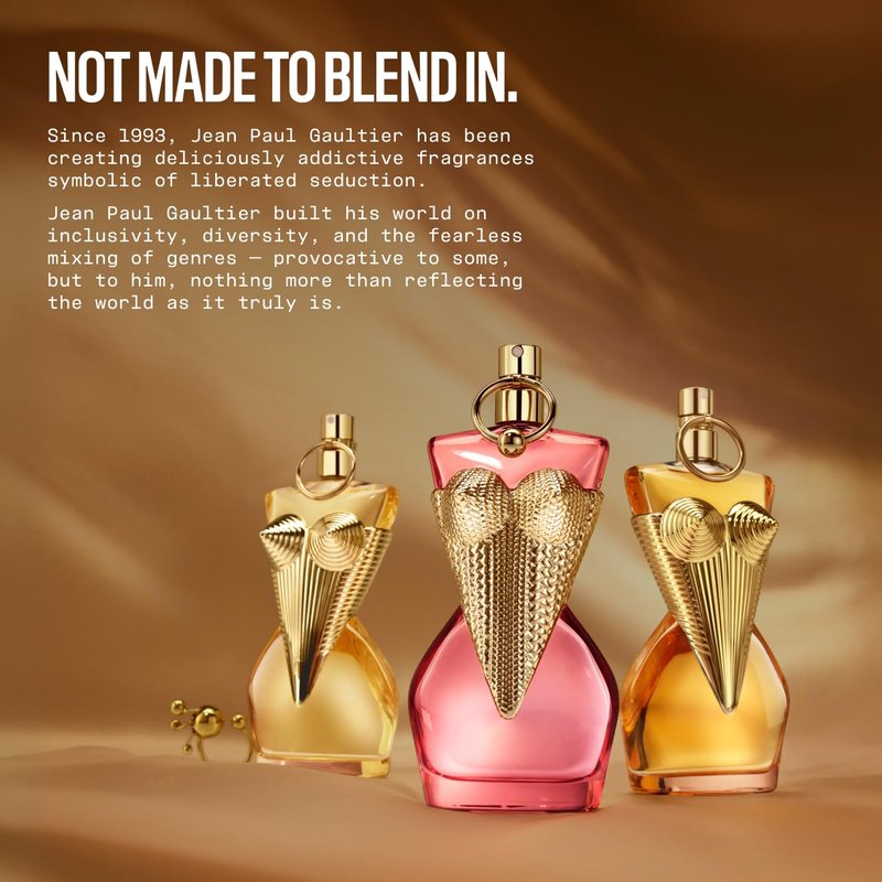 Jean Paul Gaultier Gaultier Divine Eau de Parfum - Long Lasting Floral Perfume for Women with Salty Note, Fleur de Lys & Meringue - Refillable Women's Designer Fragrance Spray, 3.4 oz