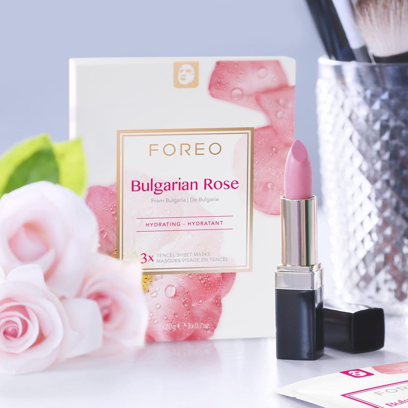 FOREO Facial Sheet Mask Moisture-Boosting for Dehydrated, Lifeless Skin, 3 pack, Nourishing, Soothing Clean Formula, Cruelty-free, Compatible with UFO devices