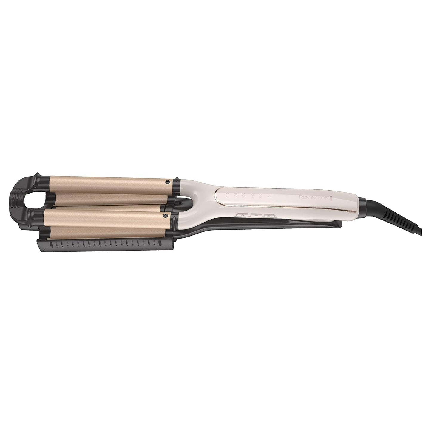 Remington 4 In 1 Adjustable Hair Waver With Pure Precision Technology Deep Waver for Multiple Styles, Cream, 1 Count