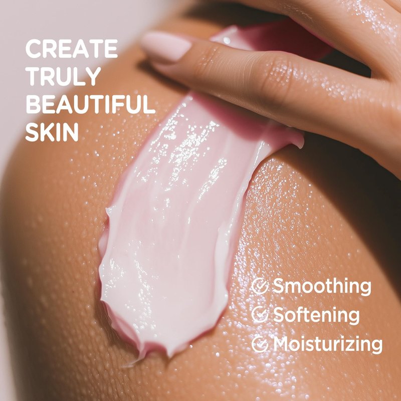 puresoak bath Strawberry Body Butter, Natural Body Butter for Men Women Smell Good, Strawberry Scented Shea Butter Body Cream, Body Moisturizer for Dry Skin 6.8 floz