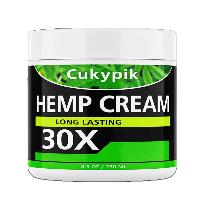 JUYIHEAL Hemp Cream 8.5oz, Natural Soothing Topical Cream, with Arnica,MSM, Turmeric, Menthol, Aloe