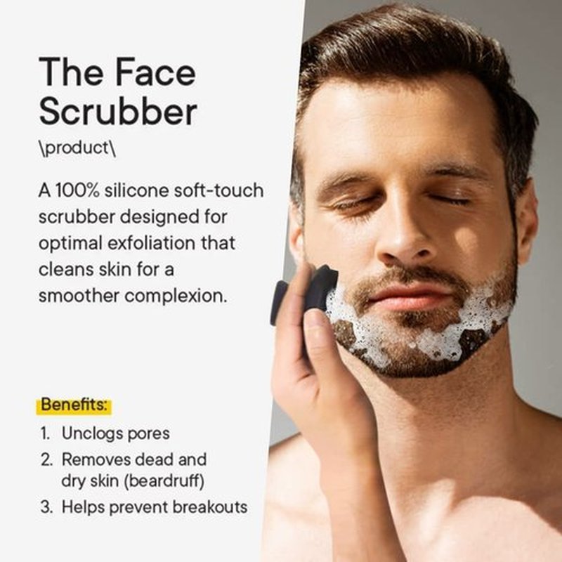 VWMYQ Face Scrubber 2 Pack Face Scrubber Silicone Face Scrubber for Men Facial Cleansing Brush Silicone Face Wash Brush Manual Waterproof Cleansing Skin Care Face Brushes for Cleansing and Exfoliating