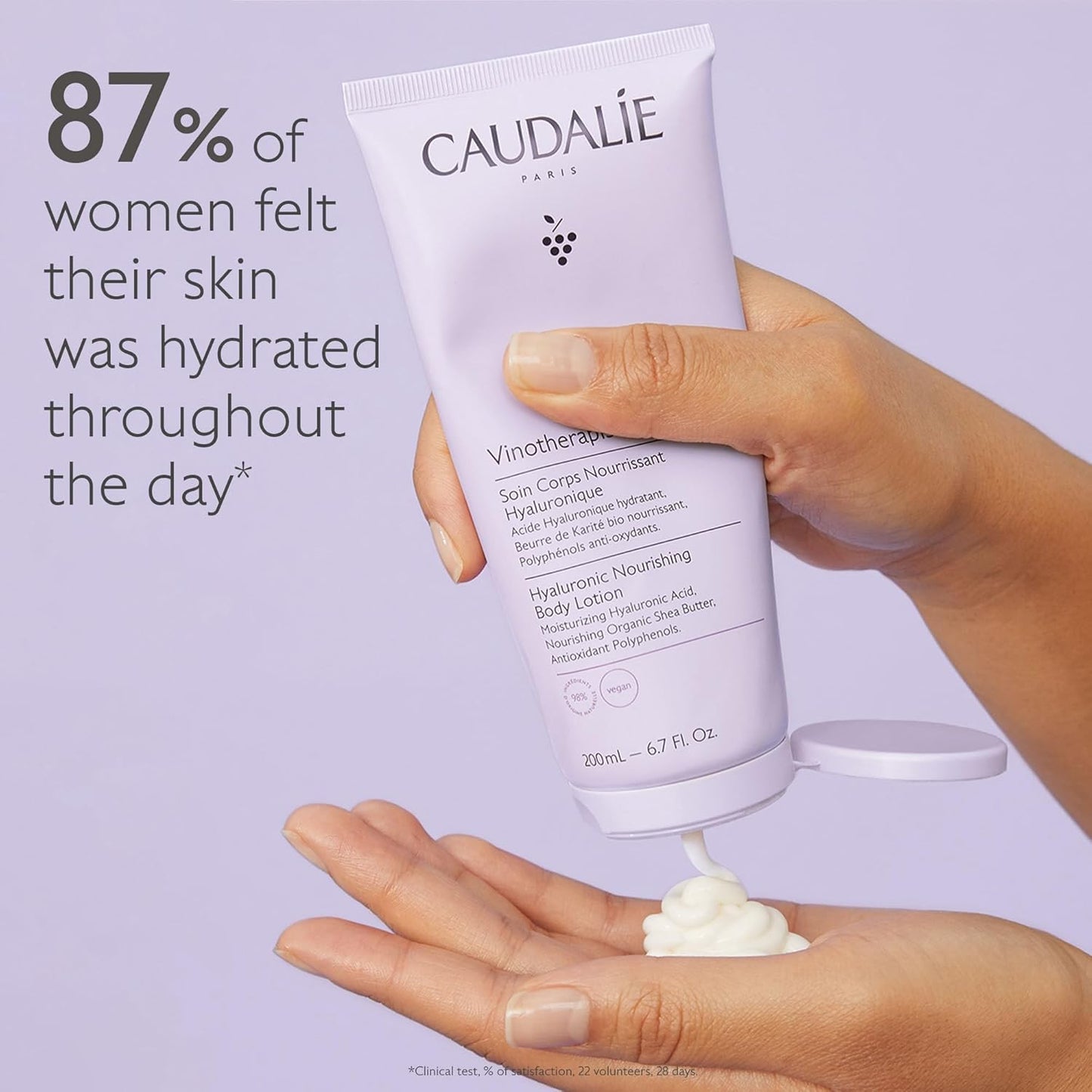 Caudalie Vinotherapist Nourishing Body Lotion with Shea Butter, 6.7 Fl Oz (Pack of 1) | Shea Butter, Hyaluronic acid