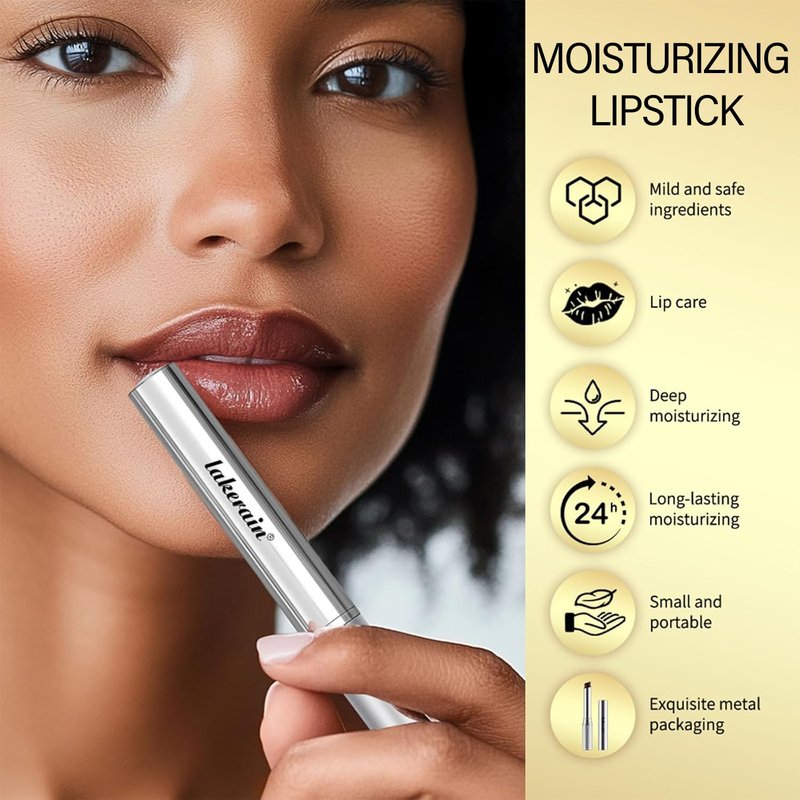 ZxjwT Honey Noir Lipstick,Nourishing Honey Noir Lipgloss, Black Lip Tint,Deep Moisturizing Black Cherry Tint Lip Balm,Hydrating Lipgloss for All Skin Tones