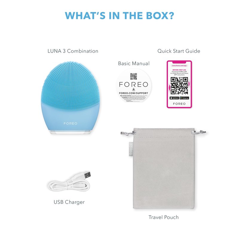FOREO Luna 3 Facial Cleansing Brush | Anti Aging Face Massager | Enhances Absorption of Facial Skin Care Products | for Clean & Healthy Face Care | Simple & Easy | Waterproof