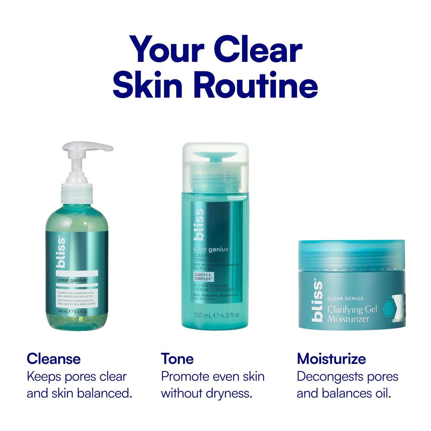 Bliss Clear Genius Acne Spot Treatment – Maximum Strength 2% Salicylic Acid Shrinks Blemishes – Clean, Vegan, Cruelty-Free, 0.5 Fl Oz