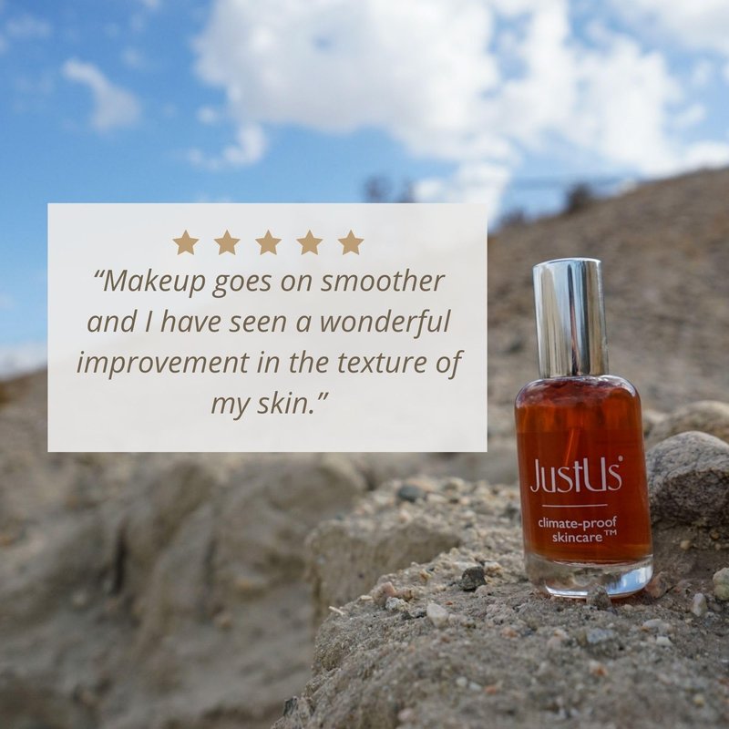 JustUs Skincare, Hydrating Facial Mist for Mature Skin - Exfoliating Anti-Aging Serum for Dull, Dehydrated Skin, with Argireline, Bacillus Ferment, Neroli & Niacinamide – 50ml / 1.67 oz