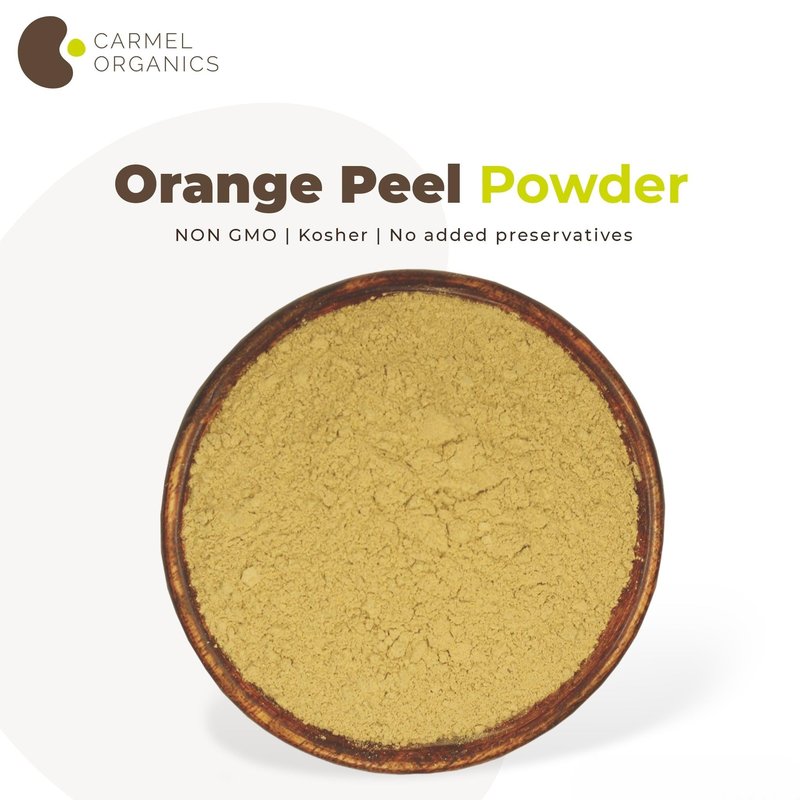 Carmel Organics Orange Peel Powder 8 Ounce