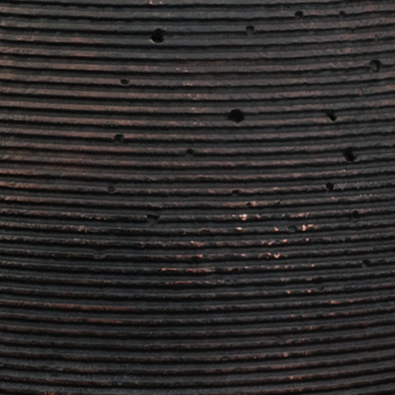 Signature Design by Ashley Hannela 17" Modern Distressed Polyresin Vase, Antique Brown