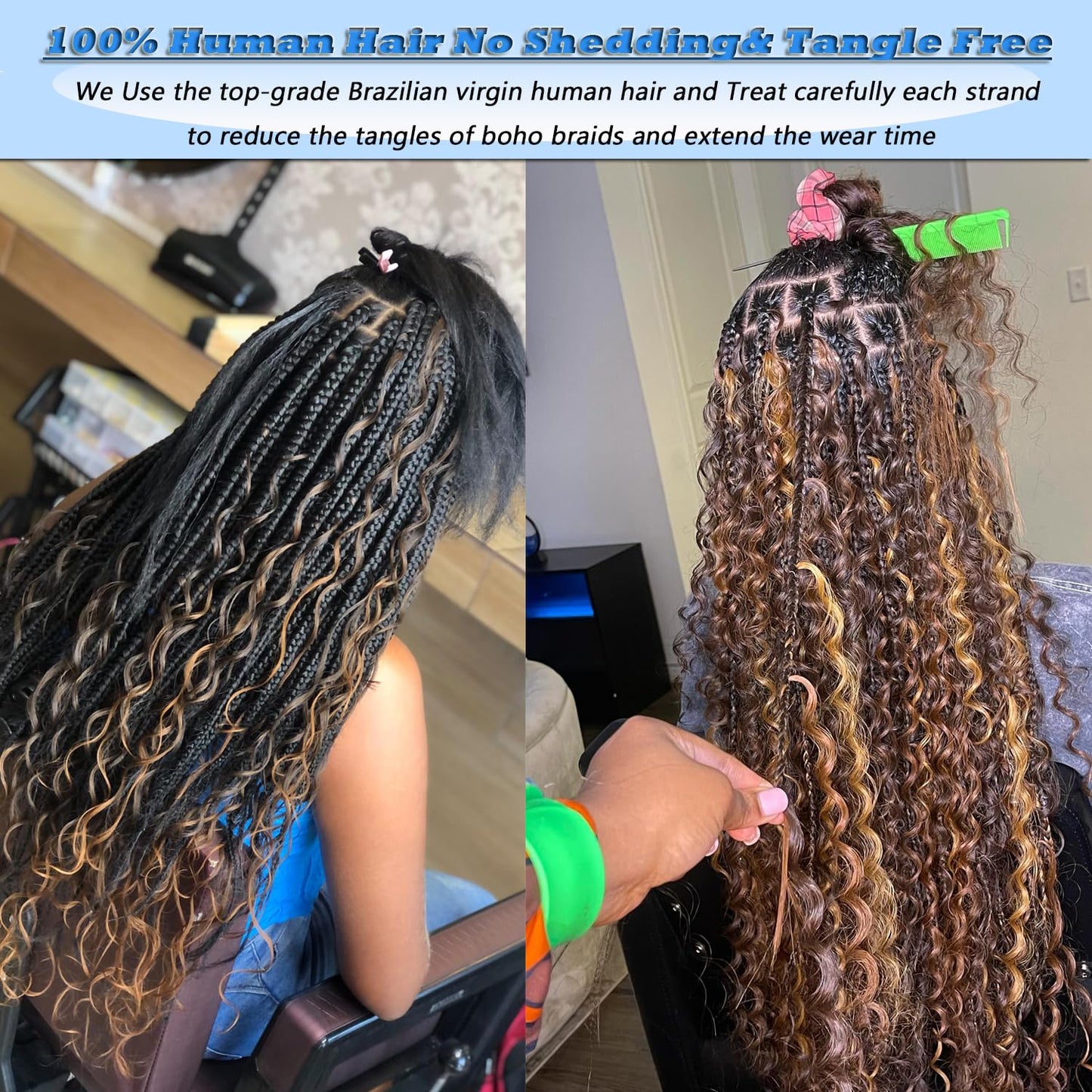 Human Braiding Hair 100g 20 Inch Deep Wave Bulk Human Hair Natural Black Wet and Wavy Human Hair Bundles for Braiding No Weft 12A Brazilian Virgin Human Hair