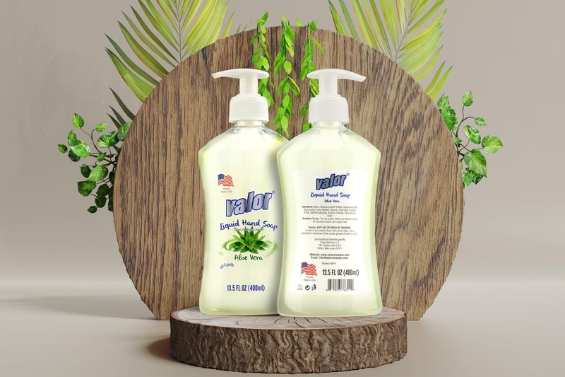 Valor Moisturizing Liquid Hand Soap, 13.5 Fluid Ounces (6 Pack)