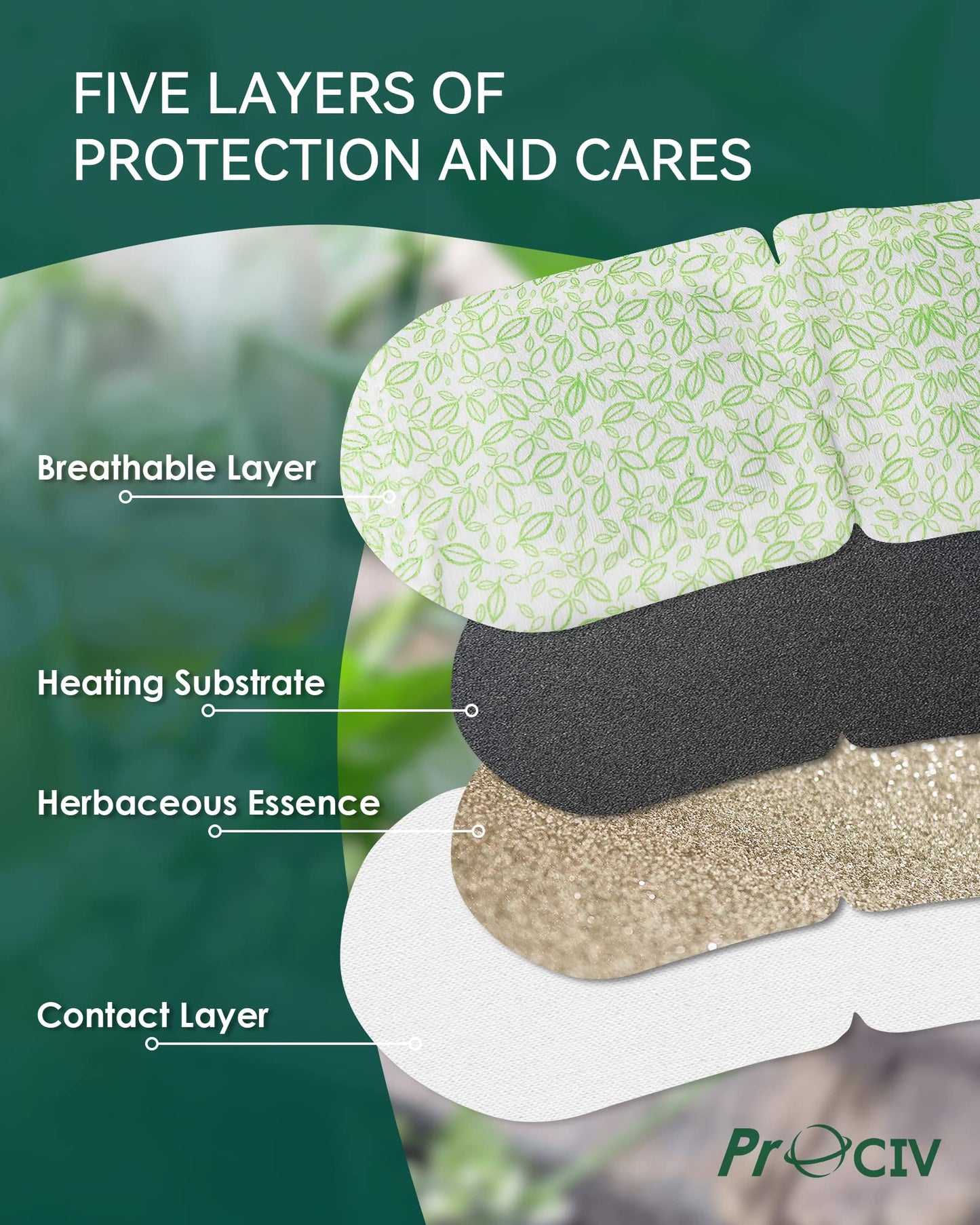 ProCIV 10 Packs Steam Eye Mask, Unscented Self Heated Eye Masks for Dark Circles and Puffiness Disposable Warming Eye Masks for Soothing Headache Reliefing Eye Fatigue (Unscented)