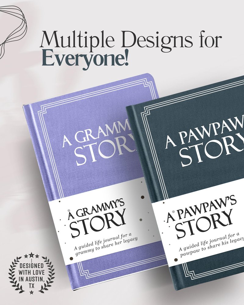 Pawpaw's Life Story Journal (Hardcover): A Meaningful Keepsake for Pawpaw to Share His Journey and Memories, Book Includes 250+ Prompt, Sentimental Gift for Father's Day, Birthday & Christmas