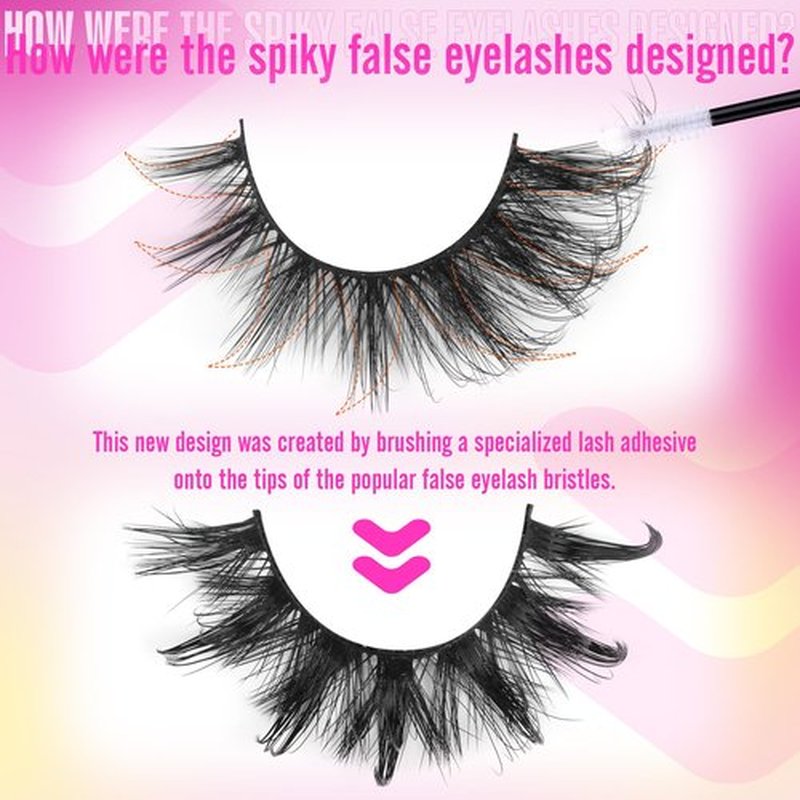 Lashes Wispy False Eyelashes Natural Fairy Fake Eyelashes Cat Eye Lashes Mink Long Strip Eyelashes Doll Manga Lashes 7 Pairs C Curl Lashes Pack by ALICROWN