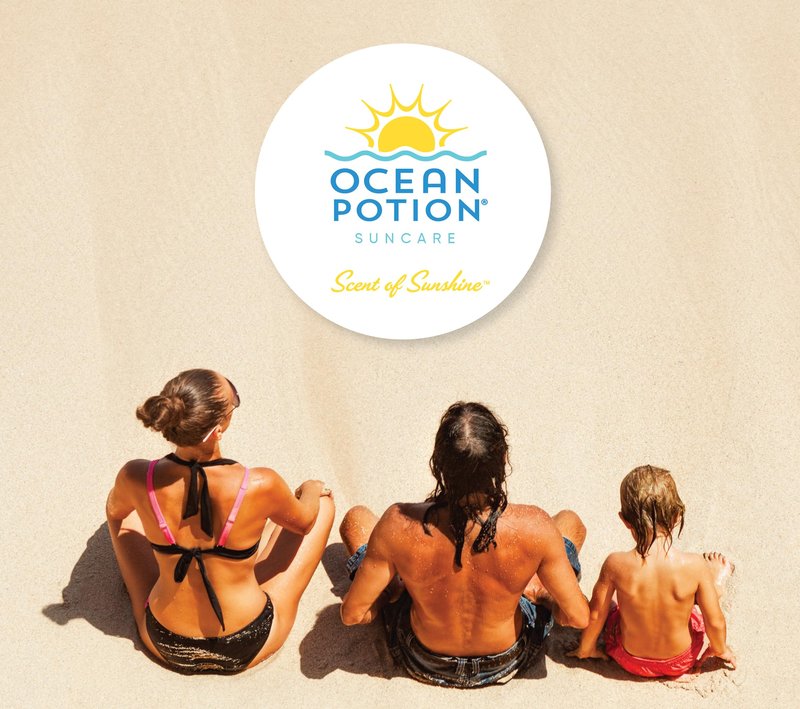 Ocean Potion SPF 50 Sunscreen Body Lotion, Broad Spectrum UVA/UVB Sun Protection with Aloe and Vitamin E, Water-Resistant Non-Greasy Sunscreen, 6.8 oz