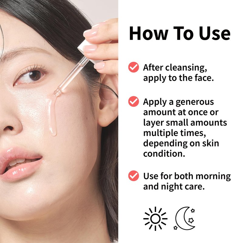 EARTHAT Glow Serum with Niacinamide 5% & Panthenol 3%, Brightening & Hydrating Face Serum for Radiant Skin, Korean Skincare with Fermented Strawberry & Centella Asiatica, 1.01 fl oz
