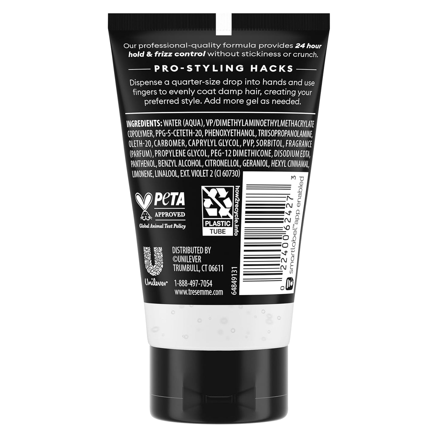 TRESemmé Hair Gel, Sculpting, Extra Hold, 3-Pack + Keratin Repair Instant Recovery Mask – Frizz Control, Professional Quality Styling Products, Alcohol-Free