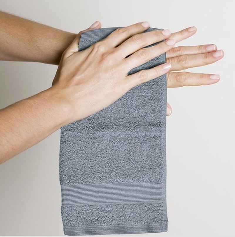 Premium Wash Cloths Pack of 12 (13" x 13" Inches)- 100% Combed Ring Spun Cotton WashCloth - Luxury Washcloths – Ultra Soft Face Towels - Highly Absorbent Wash Cloth for Face (Silver Grey)