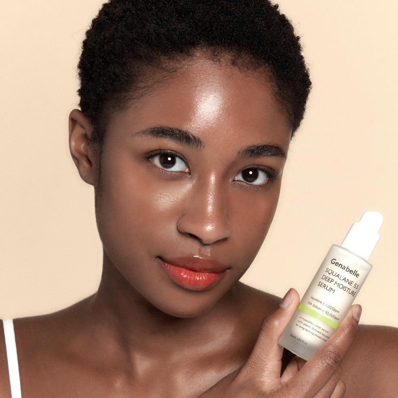 Genabelle Squalane 53 Deep Moisture Serum– Hydrating Serum with Plant-Based Squalane, Pine Exosomes for Long-Lasting Moisture, Skin Barrier & Radiance